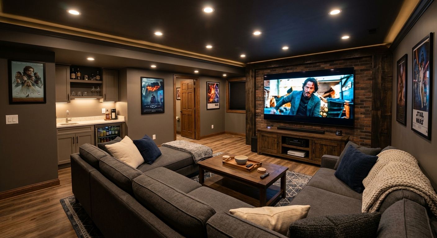 Basement renovation completed in Central Lonsdale