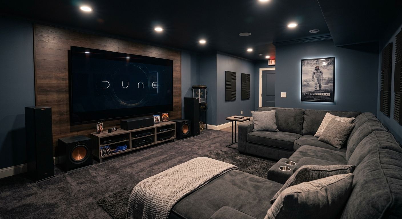 New basement finishing in Sunset, British Columbia