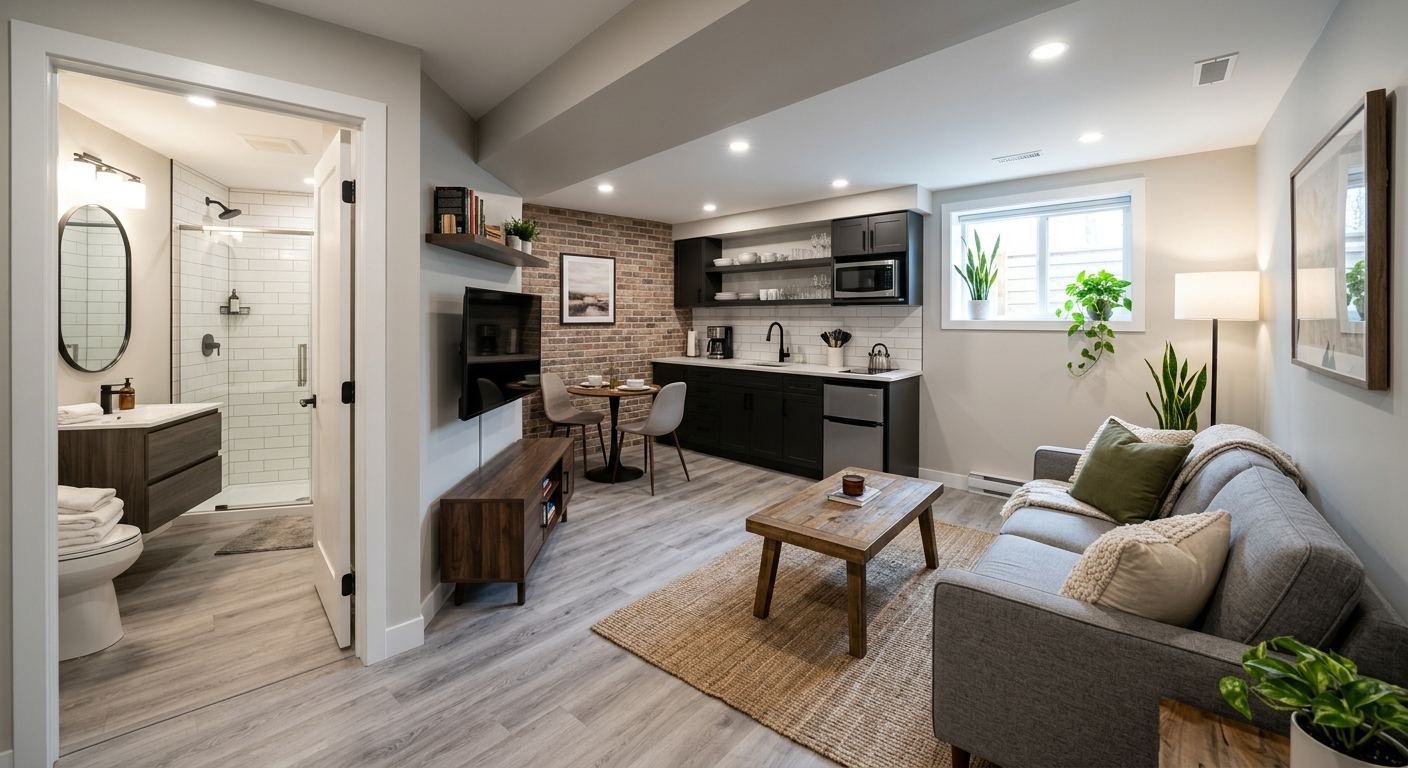 Legal basement suite in Mill Bay