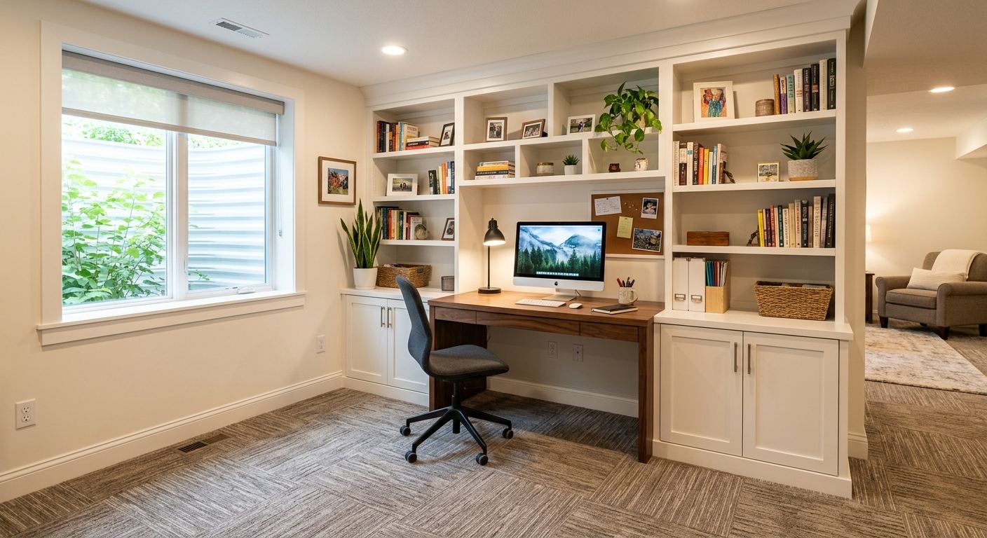New basement finishing in North Park, British Columbia