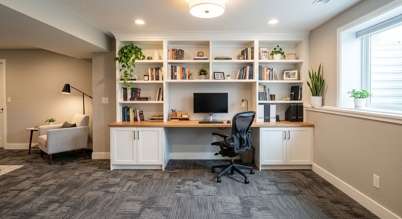 New basement finishing in UDistrict, British Columbia