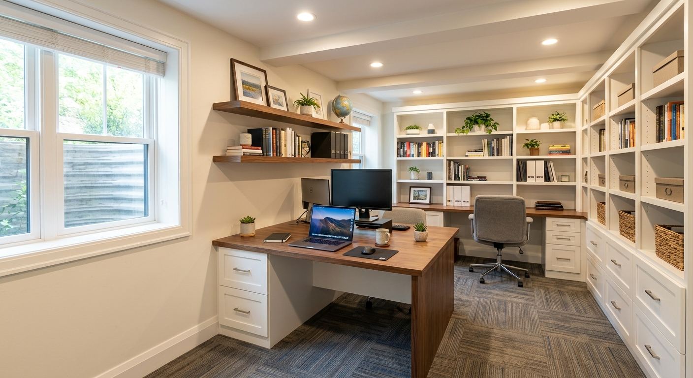 Finished basement in Kirkstone — open concept design